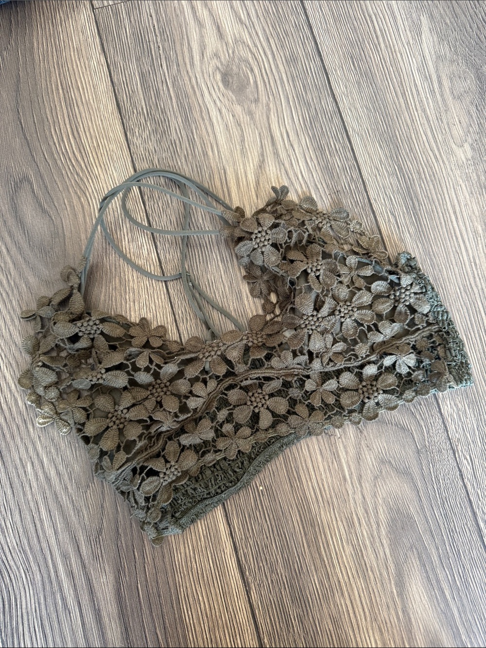 Free People Miss Dazie bralette features an intricate crochet floral lace design - Picture 2 of 12